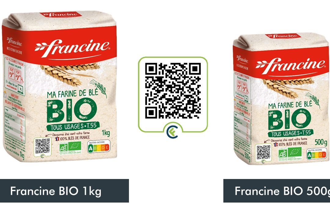 La farine bio Francine issue des productions de nos agriculteurs!