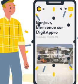 Avec Digitappro, la coopérative Cérèsia facilite le réappro de ses agriculteurs