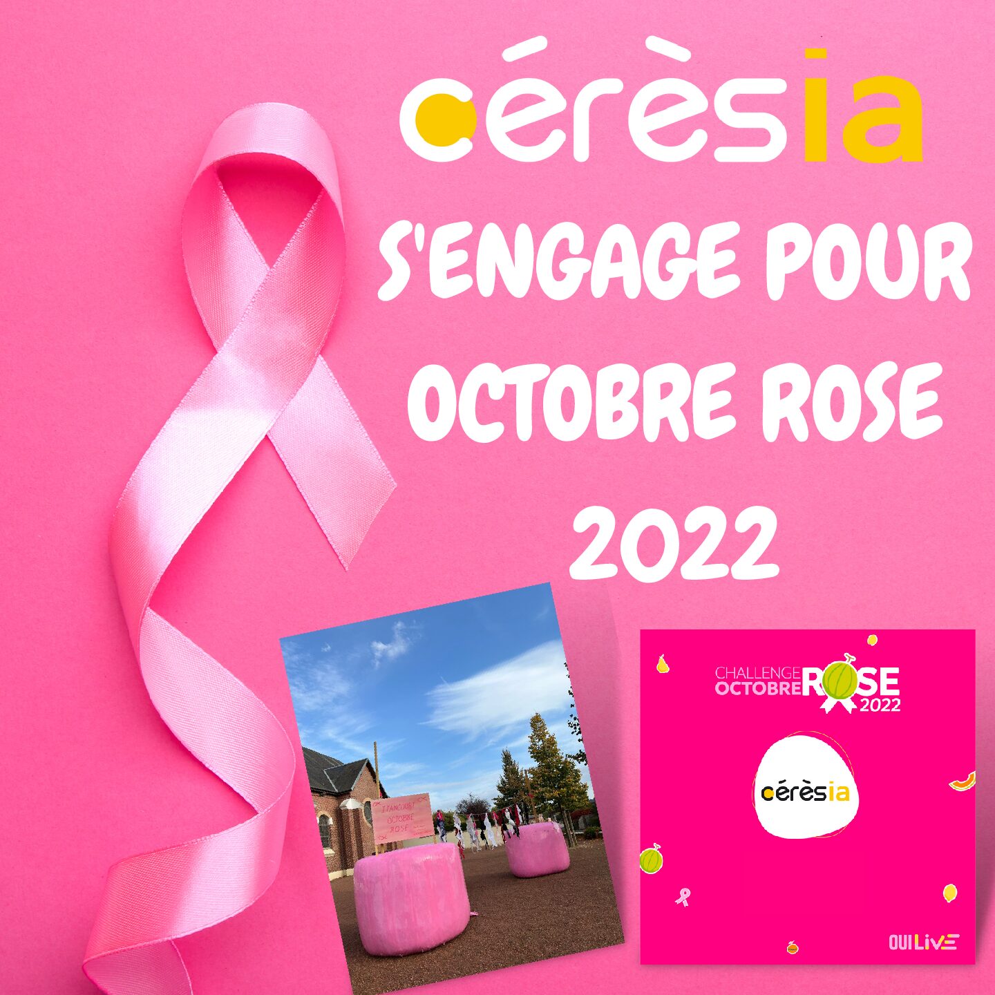 Le groupe Cérèsia s’engage pour Octobre Rose 2022