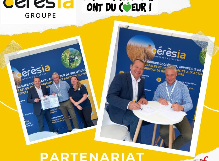 CERESIA renouvelle son partenariat solidaire avec Les agriculteurs ont du coeur!