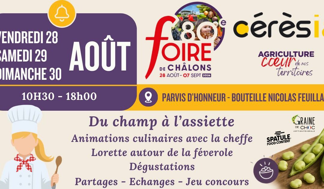 CERESIA à la Foire de Châlons 2026 !